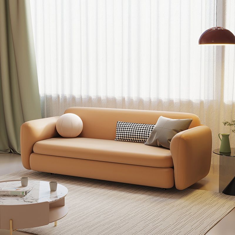 Divano letto coperto con braccio quadrato e cushi posteriore, 37,40 "W