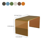 Tavolo laterale di accento di stile modernistico a forma rettangolare tavolo da estremità in plastica