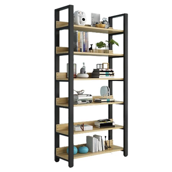 Modern Etagere Mental Bookcase Open Back Bookshelf for Balcony and Living Room Clearhalo 'Bookcases' 'furn' 'furn_bookcases' 'Furniture' 'Office Furniture' 1200x1200_b85e2659-98c9-4209-aa28-7d504161f378