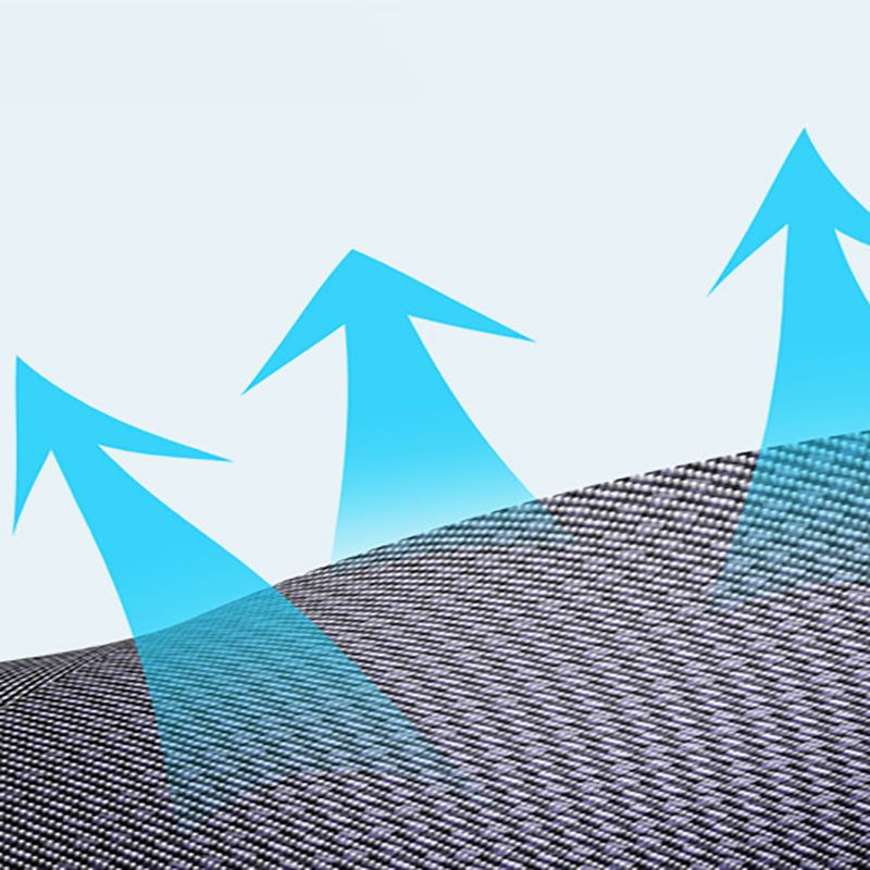Moderne stalen frame conferentie stoel gaas midden achterkant vaste wapenstoel