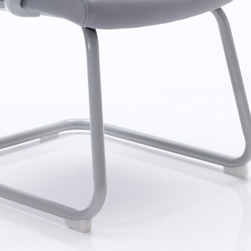 Sedia da ufficio moderna sedia a braccio fisso con schiena traspirante