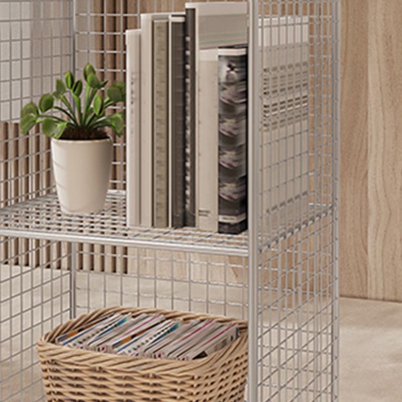 Libreria di scaffali per finitura antica industriale