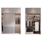 White Modern High Gloss Armoire Wood Armoire with Shelves and Drawers Storage Cabinet Clearhalo 'Armoires & Wardrobes' 'armoires_wardrobes' 'Bedroom Furniture' 'furn' 'furn_armoires_wardrobes' 'Furniture' 1200x1200_b86683a7-328f-468f-b93d-198a6f19d1c4