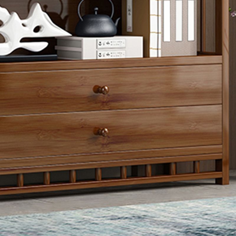 Mid-Century Modern Brown Accent Chest Wood Rectangle Accent Chest with Shelves Clearhalo 'Cabinets & Chests' 'cabinets_chests' 'furn' 'furn_cabinets_chests' 'Furniture' 'Living Room Furniture' 1200x1200_b866dce6-701a-453a-95bc-aed72f4f896d