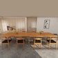 Traditional Luxury Rectangle Dining Room Table Pine Solid Wood Table with Metal Base Clearhalo ' dining_table' 'Dining Tables & Seating' 'Dining Tables' 'furn' 'furn_dining_table' 'Furniture' 'furniture_dining_table' 'Kitchen & Dining Furniture' 'kitchen&dining_furn' 'kitchen' 'kitchen_dining_table' 1200x1200_b8672b19-530d-4a40-8c9b-71a2dbb2842e