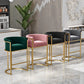 Glam Counter & Bar Stool Armed Upholstered Indoor Bar Stool with Footrest Clearhalo 'Bar Furniture' 'Bar Stools' 'bar_stools' 'furn' 'furn_bar_stools' 'furniture_bar_stools' 'Kitchen & Dining Furniture' 'kitchen&dining_furn' 'kitchen' 'kitchen_furn' Furniture' 1200x1200_b86731fb-836f-4721-b42a-560a48864ec1