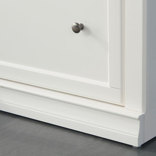 Wooden Standard Bookcase Modern Style White Colour Closed Back Bookshelf Clearhalo 'Bookcases' 'furn' 'furn_bookcases' 'Furniture' 'furniture_bookcases' 'Office Furniture' 1200x1200_b8673e68-b544-4e96-a18a-41a7d2fe67b2