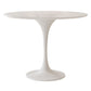 Round Tulip Base Modern Dining Table White Tone Fixed Table for Dining Room Clearhalo ' dining_table' 'Dining Tables & Seating' 'Dining Tables' 'furn' 'furn_dining_table' 'Furniture' 'furniture_dining_table' 'Kitchen & Dining Furniture' 'kitchen&dining_furn' 'kitchen' 'kitchen_dining_table' 1200x1200_b8689e49-756e-4638-881e-0ca00e03837a