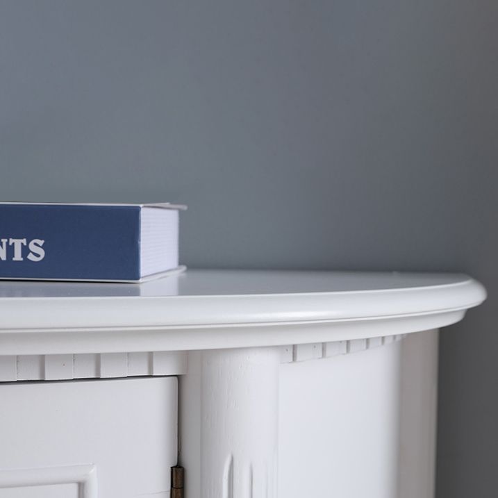 Tavolo di accento di legno vittoriano Mezza luna Console Table per Hall