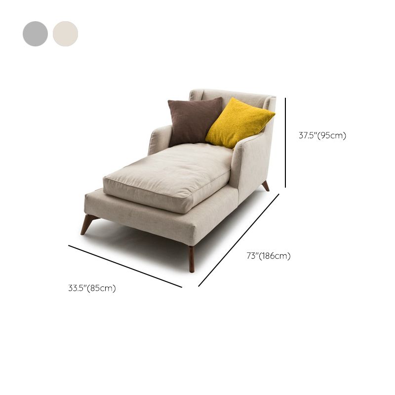 Upholstered Chaise Lounge Couch Micro-Fabric Chaise Lounge Chair Scandinavian Chaise Clearhalo 'Chairs & Seating' 'Chaise Lounge' 'chaise_lounge' 'furn' 'furn_chaise_lounge' 'Furniture' 'Living Room Furniture' 1200x1200_b871659d-a6e1-4ac2-9fba-d66c77f2615a