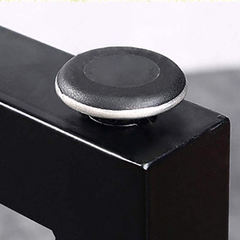 Modern Wood Bar Table with Rectangle Table Top Black Trestle Table with 42-inch Height Clearhalo 'Bar Furniture' 'Bar Tables' 'bar_tables' 'furn' 'furn_bar_tables' 'Furniture' 'furniture_bar_tables' 'Kitchen & Dining Furniture' 1200x1200_b8722699-ace0-4fbf-bf74-0a5b636548a8