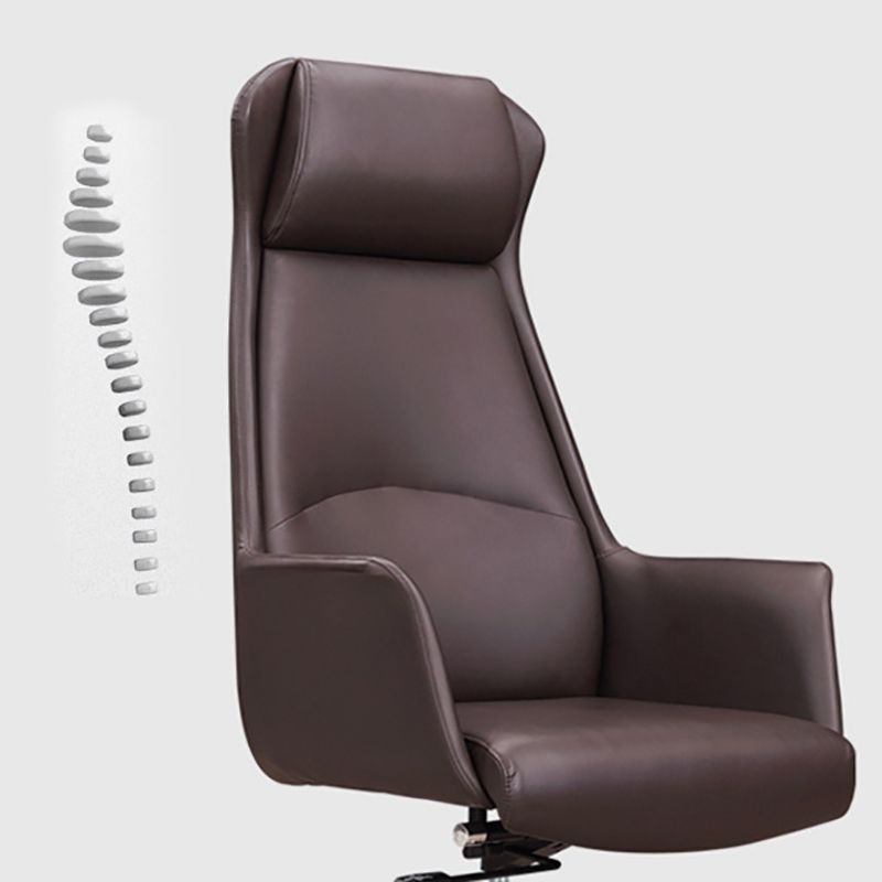 Executive Swivel Chair met Chrome Base Modern Computer Chair met wielen