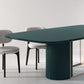Rectangle Pine Solid Wood Table Modern Dining Table in Green with Trestle Base Clearhalo ' dining_table' 'Dining Tables & Seating' 'Dining Tables' 'furn' 'furn_dining_table' 'Furniture' 'furniture_dining_table' 'Kitchen & Dining Furniture' 'kitchen&dining_furn' 'kitchen' 'kitchen_dining_table' 1200x1200_b8731105-f30f-412b-a7b9-798178ff40c1