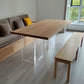 Rectangle Dining Table Natural Pine Wood Top Transparency Acrylic Base Table Clearhalo 'Dining Tables & Seating' 'Dining Tables' 'dining_table' 'furn' 'furn_dining_table' 'Furniture' 'Kitchen & Dining Furniture' 1200x1200_b875aec5-f54a-46cc-9f49-9bc66ac03d19