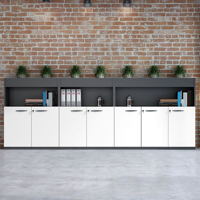 Mobile moderno mobile laterale mobile in legno con archiviazione di bloccaggio