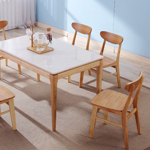 Contemporary Restaurant Wood Side Chair Matte Finish Open Back Dining Chair Clearhalo 'Dining Chairs' 'Dining Tables & Seating' 'dining_chair' 'furn' 'furn_dining_chair' 'Furniture' 'Kitchen & Dining Furniture' 1200x1200_b878a380-4f55-4bb2-bf92-74389fe35bd9