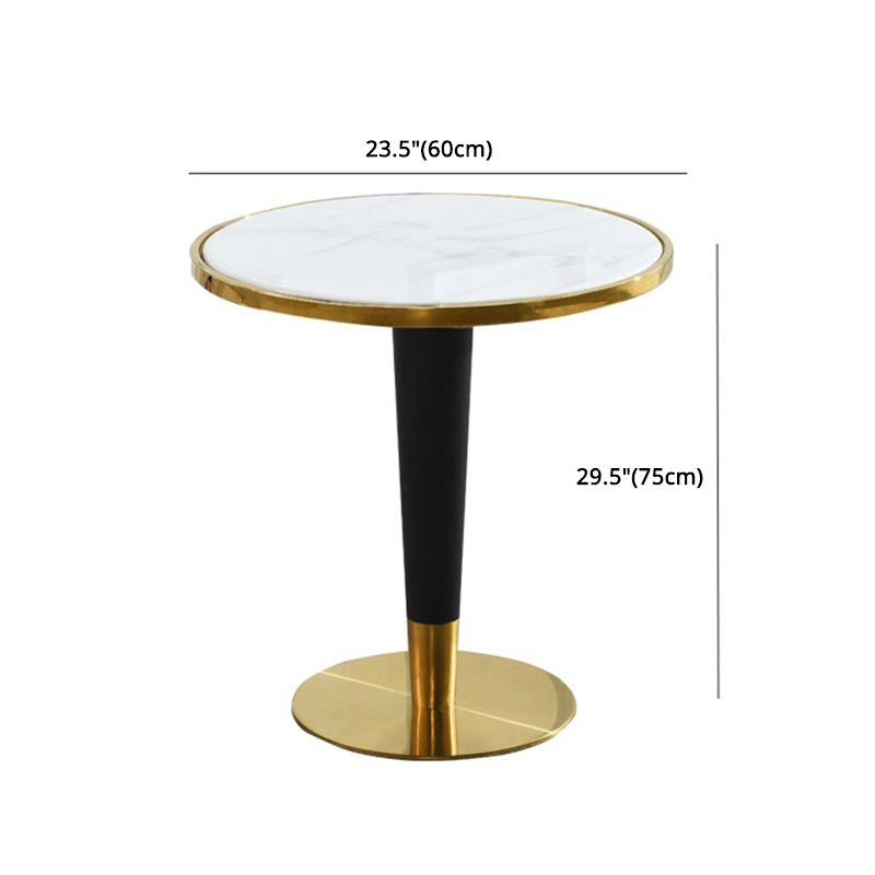 Glam Style Sintered Stone Dining Set 1/2/3/4/5 Pieces Dining Set for Dining Areas Clearhalo 'Dining Room Sets' 'Dining Tables & Seating' 'dining_room_set' 'furn' 'furn_dining_room_set' 'Furniture' 'furniture_dining_room_set' 'Kitchen & Dining Furniture' 1200x1200_b8795255-aef8-43a9-a564-ac46fa815412