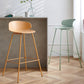 Modern Plastic Bar Stool Backrest Counter Stool for Living Room