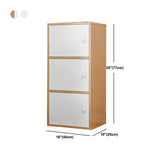 Contemporary 15.74" Wooden Cabinet , Rectangle Accent Cabinet Clearhalo 'Cabinets & Chests' 'cabinets_chests' 'furn' 'furn_cabinets_chests' 'Furniture' 'Living Room Furniture' 1200x1200_b87c66d9-3568-424f-bdd2-fc58bc3eb1e8