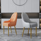 Chaise d'appoint de Style Glam, chaise de salle à manger d'intérieur en cuir pour salon