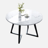 Modern Style White Dining Table Sintered Stone Table with Wooden Base for Home Clearhalo ' dining_table' 'Dining Tables & Seating' 'Dining Tables' 'furn' 'furn_dining_table' 'Furniture' 'furniture_dining_table' 'Kitchen & Dining Furniture' 'kitchen&dining_furn' 'kitchen' 'kitchen_dining_table' 1200x1200_b884a7b4-293f-483a-8294-8e4e33c3eb29