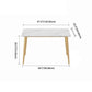 Scandinavian Sintered Stone Dining Table Set with Rectangle Table and Gold Legs Home Dining Set Clearhalo 'Dining Room Sets' 'Dining Tables & Seating' 'dining_room_set' 'furn' 'furn_dining_room_set' 'Furniture' 'furniture_dining_room_set' 'Kitchen & Dining Furniture' 'kitchen&dining_furn' 'kitchen' 1200x1200_b884ee53-a23e-49ca-98ae-10a9b407353f
