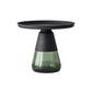 Modern Style Black/gold Metal Countertop Glass Base Grey/green Round Side Table Clearhalo 'Coffee & Accent Tables' 'End & Side Tables' 'end_side_tables' 'furn' 'furn_end_side_tables' 'Furniture' 'Living Room Furniture' 1200x1200_b884fd2f-2d0a-419f-8ab2-050aaf9b9417
