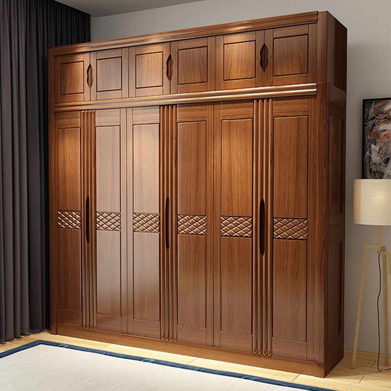 French Country Style Ward Armoire Wooden Wardrobe for Bedroom Clearhalo 'Armoires & Wardrobes' 'armoires_wardrobes' 'Bedroom Furniture' 'furn' 'furn_armoires_wardrobes' 'Furniture' 1200x1200_b887174b-2b46-4c0e-881c-a88774c2e840