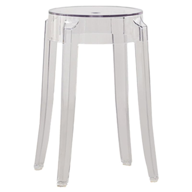 Nordic Style Bar-stool Round Counter Bar Stool with Plastic Legs for Home Clearhalo 'Bar Furniture' 'Bar Stools' 'bar_stools' 'furn' 'furn_bar_stools' 'Furniture' 'furniture_bar_stools' 'Kitchen & Dining Furniture' 1200x1200_b887b886-f535-4dc4-9f31-6dfb34ddd90c