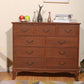 Nautical Storage Chest Bedroom Solid Wood Chest with Drawers