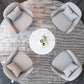 Round Dinette Table Traditional Luxury Dinner Room Kitchen Table with Metal Base Clearhalo ' dining_table' 'Dining Tables & Seating' 'Dining Tables' 'furn' 'furn_dining_table' 'Furniture' 'furniture_dining_table' 'Kitchen & Dining Furniture' 'kitchen&dining_furn' 'kitchen' 'kitchen_dining_table' 1200x1200_b890f339-5698-4c7c-b6c7-09c0d78ee05a