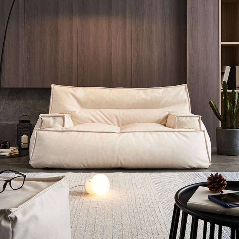 標準的なクッションテクノロジークロスソファ35.43 "Wベッドルーム用の埋め込み腕と