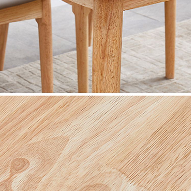 Simplicity Style Solid Wood Dining Table Rectangle and Square Dining Table with 4 Legs Base Clearhalo ' dining_table' 'Dining Tables & Seating' 'Dining Tables' 'furn' 'furn_dining_table' 'Furniture' 'furniture_dining_table' 'Kitchen & Dining Furniture' 'kitchen&dining_furn' 'kitchen' 'kitchen_dining_table' 1200x1200_b8937392-cb9d-4a09-88d1-c0057cb11168