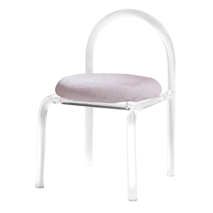 Designer -Stil mattes Finish gepolsterte Seitenstuhl Schlafzimmer offener Essstuhl offen