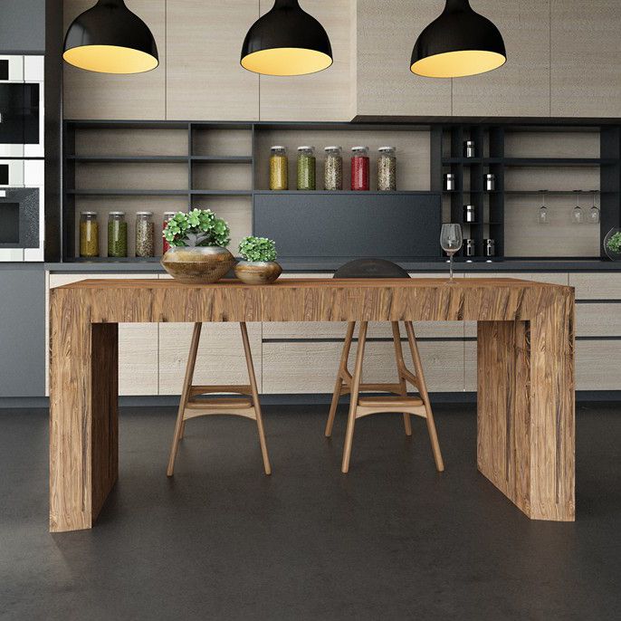 Modern Style Bar Dining Table Rectangle Solid Wood Bar Table for Kitchen Clearhalo 'Bar Furniture' 'Bar Tables' 'bar_tables' 'furn' 'furn_bar_tables' 'Furniture' 'Kitchen & Dining Furniture' 1200x1200_b897a480-1c78-4e27-9357-f15187c6263b