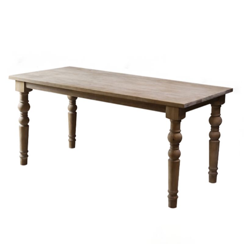 Medieval Modern Pine Wood Table Rectangle Indoor Old Table with 4 Legs Clearhalo ' dining_table' 'Dining Tables & Seating' 'Dining Tables' 'furn' 'furn_dining_table' 'Furniture' 'furniture_dining_table' 'Kitchen & Dining Furniture' 'kitchen&dining_furn' 'kitchen' 'kitchen_dining_table' 1200x1200_b8982176-6bc8-429d-b108-e5db41327e3c