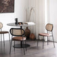 Contemporary Armless Dining Chairs Faux Leather Upholstered Dining Side Chair