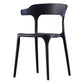 Scandinavian Home Stacking Arm Chair Matte Finish Plastic Dining Chair Clearhalo 'Dining Chairs' 'Dining Tables & Seating' 'dining_chair' 'furn' 'furn_dining_chair' 'Furniture' 'Kitchen & Dining Furniture' 1200x1200_b899bf09-4118-41a9-a264-96feb54201a0