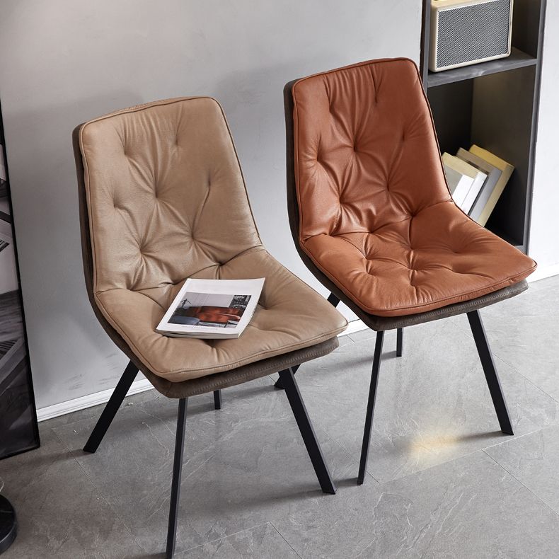 Chaise de salle à manger Parsons à bras sans arborescence intérieur industriel