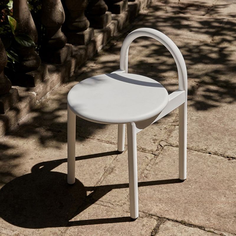 Matte afwerking Wood Bar & Teller stoelen Moderne binnenkrukken met metalen frame