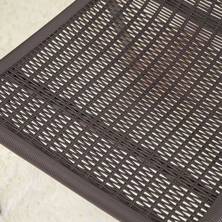 Sedia a braccio da pranzo contemporaneo gambe in metallo interno sedia da pranzo