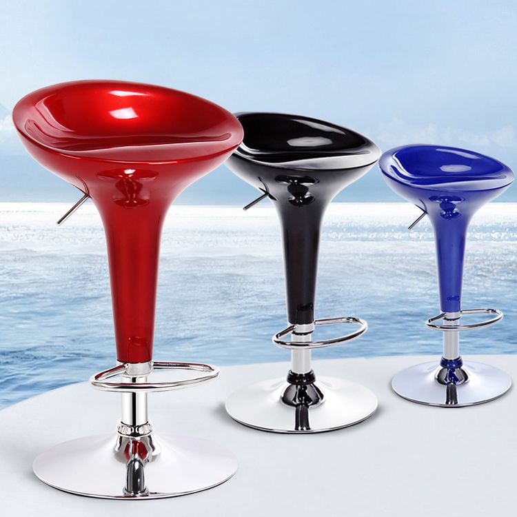 Modern Liftable Rotatable Counter Stool Steel Household Bar Stool with Pedal Clearhalo 'Bar Furniture' 'Bar Stools' 'bar_stools' 'furn' 'furn_bar_stools' 'furniture_bar_stools' 'Kitchen & Dining Furniture' 'kitchen&dining_furn' 'kitchen' 'kitchen_furn' Furniture' 1200x1200_b89e2c59-ad9f-46c5-9a26-69f7e22eba91