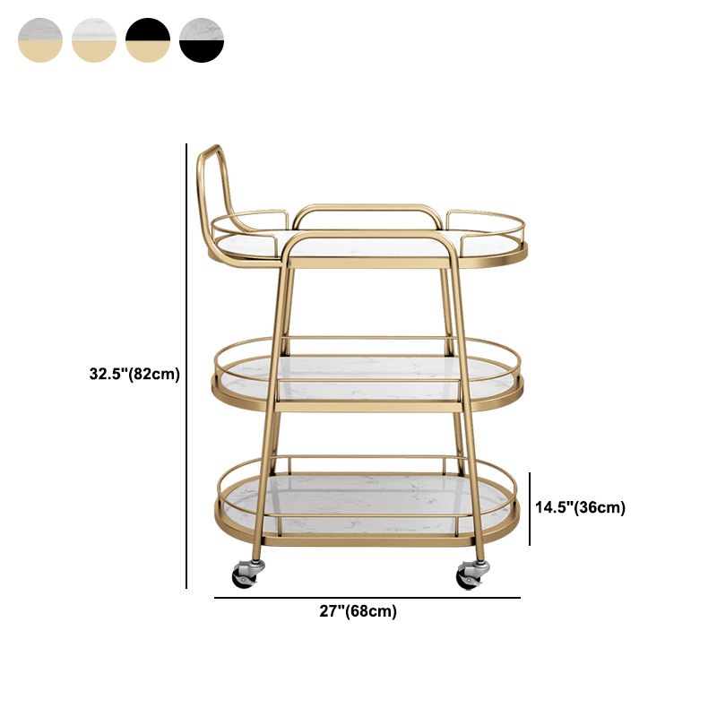 Modern 32.28"H Rolling Prep Table Metal Prep Table for Home Use Clearhalo 'furn' 'furn_kitchen_islands_carts' 'Furniture' 'Kitchen & Dining Furniture' 'Kitchen Islands & Carts' 'kitchen_islands_carts' 1200x1200_b8a03b51-0082-4407-a558-0906e1cff448