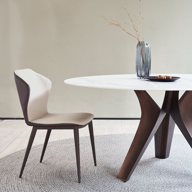 Stone Dining Table Simple Style Round Dining Site Table with Turntable Clearhalo ' dining_table' 'Dining Tables & Seating' 'Dining Tables' 'furn' 'furn_dining_table' 'Furniture' 'furniture_dining_table' 'Kitchen & Dining Furniture' 'kitchen&dining_furn' 'kitchen' 'kitchen_dining_table' 1200x1200_b8a0af49-d854-422f-ad01-67b8dac577ae