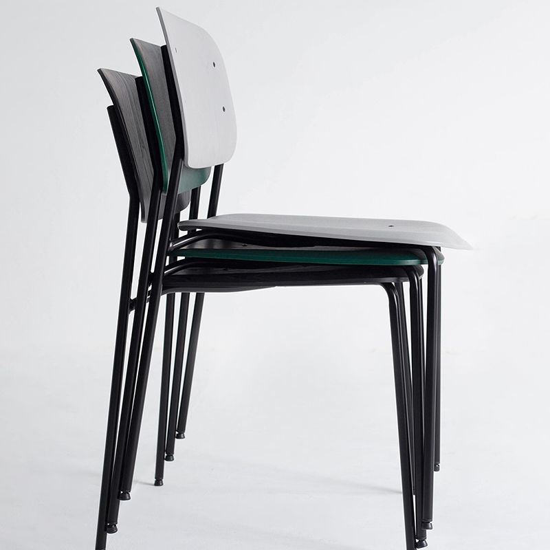 Industrial Style Metal Chair Dining Open Back Armless Chairs for Kitchen Clearhalo 'Dining Chairs' 'Dining Tables & Seating' 'dining_chair' 'furn' 'furn_dining_chair' 'Furniture' 'furniture_dining_chair' 'Kitchen & Dining Furniture' 1200x1200_b8a20bad-a7a6-4552-9555-0cc65a64db94