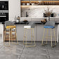 Modern Style Bar-stool Sled Iron Legs Round Leather Seat with Footrest for Kitchen Bar Clearhalo 'Bar Furniture' 'Bar Stools' 'bar_stools' 'furn' 'furn_bar_stools' 'furniture_bar_stools' 'Kitchen & Dining Furniture' 'kitchen&dining_furn' 'kitchen' 'kitchen_furn' Furniture' 1200x1200_b8a3692b-a459-4604-90bf-eca88524a7b4