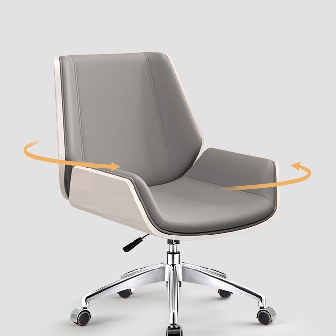 Mid Back Conference Chair Faux Leather Armless Chair for Home Office Clearhalo 'furn' 'furn_office_chair' 'Furniture' 'furniture_office_chair' 'Office Chairs' 'Office Furniture' 'office_chair' 1200x1200_b8a54fde-d6b3-4b2e-b043-ef2985314146