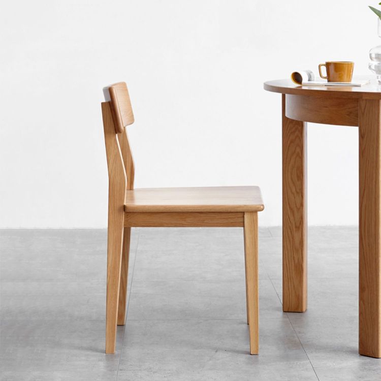 Sillas de comedor sin brazo de madera contemporánea para el comedor para el comedor