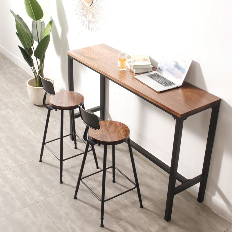 Set di tavoli da bar di lusso tradizionale 1/2/3 pezzi con una base nera