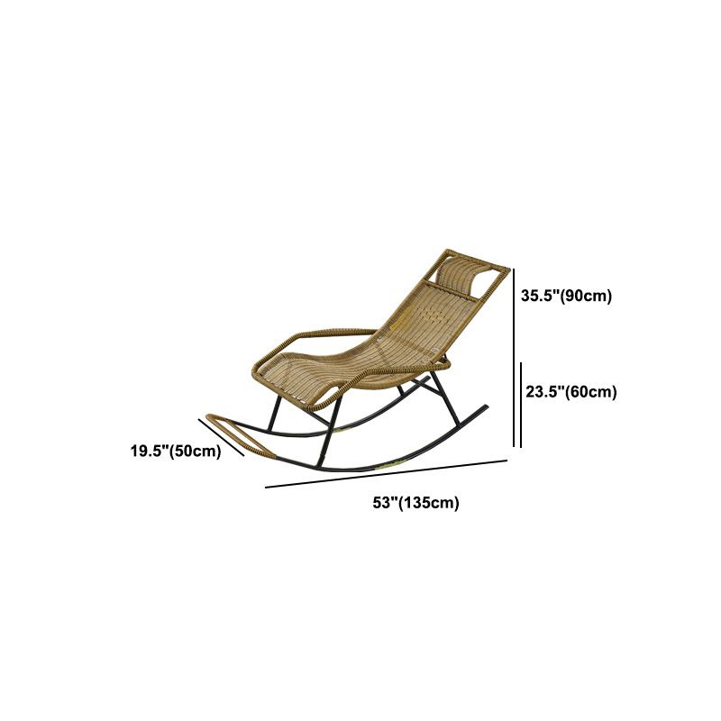 Modern Wicker Rocking Chair Brown Water Resistant Rocker for Living Room Clearhalo 'Chairs & Seating' 'furn' 'furn_rocking_chairs' 'Furniture' 'Living Room Furniture' 'Rocking Chairs' 'rocking_chairs' 1200x1200_b8a93096-91ef-40e7-8039-9894f7e8efa7